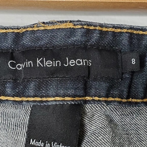 Calvin Klein Jeans Midwash Boot Cut Jeans Sz 8 - Picture 9 of 13